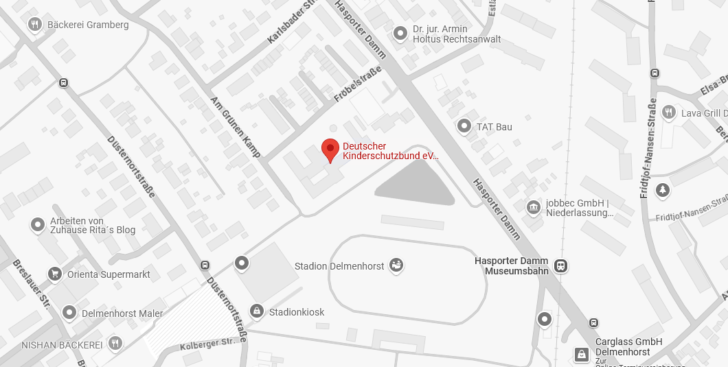 Abbildung: Verlinkung zu GoogleMaps